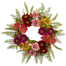 Load image into Gallery viewer, Mixed Flower Wreath