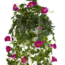 Load image into Gallery viewer, 30" Petunia Hanging Basket Artificial Plant