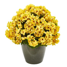 Load image into Gallery viewer, 17" Geranium Artificial Plant UV Resistant (Indoor/Outdoor)