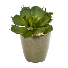 Load image into Gallery viewer, 15" Succulent Artificial Plant in Decorative Planter