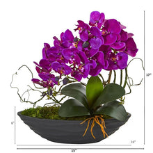 Load image into Gallery viewer, Phalaenopsis Orchid Artificial Arrangement in Decorative Planter