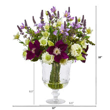 Load image into Gallery viewer, Mixed Flower Artificial Arrangement in Royal Urn