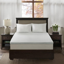 Load image into Gallery viewer, 3" Memory Foam Mattress Topper W/ Removable Cooling Cover -Twin Xl BASI16-0476 By Olliix