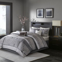 Load image into Gallery viewer, Madison Park Rhapsody 7 Piece Comforter Set - Cal King MP10-3398 By Olliix