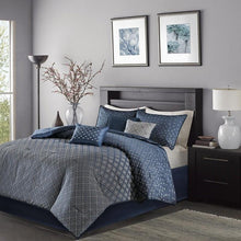 Load image into Gallery viewer, Madison Park Biloxi 7 Piece Comforter Set -Queen MP10-3733 By Olliix