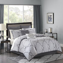 Load image into Gallery viewer, Madison Park Lavine 12 Piece Complete Bed Set - Cal King MP10-4046 By Olliix