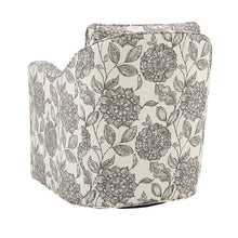 Load image into Gallery viewer, Madison Park Brianne Slub Weave Wide Seat Swivel Arm Chair MP103-0241 By Olliix