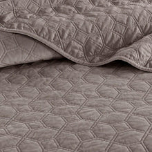 Load image into Gallery viewer, Madison Park Harper Velvet 3 Piece Coverlet Set -Full/Queen MP13-3305 By Olliix