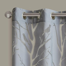 Load image into Gallery viewer, Madison Park Averil Sheer Bird Window Panel -95" Panel MP40-3596 By Olliix