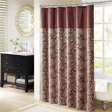 Load image into Gallery viewer, Madison Park Polyester Jacquard Shower Curtain -72X72" MP70-3034 By Olliix
