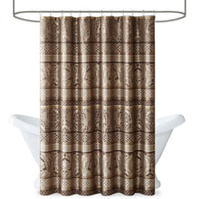 Load image into Gallery viewer, Madison Park Bellagio Jacquard Shower Curtain -72X72" MP70-3035 By Olliix