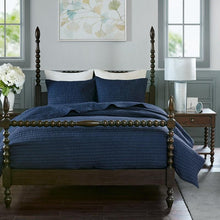 Load image into Gallery viewer, Madison Park Signature Cotton Hand Quilted Coverlet Set -King MPS13-275 By Olliix