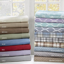 Load image into Gallery viewer, True North By Sleep Philosophy Micro Fleece Sheet Set -Full SHET20-997 By Olliix