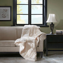 Load image into Gallery viewer, Corduroy Plush Down Alternative Throw -60X70" BASI50-0429 By Olliix