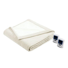 Load image into Gallery viewer, Beautyrest Electric Micro Fleece Heated Blanket -Full BR54-0176 By Olliix
