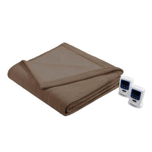 Load image into Gallery viewer, Beautyrest Electric Micro Fleece Heated Blanket -Full BR54-0192 By Olliix