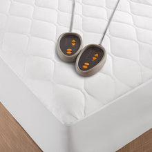 Load image into Gallery viewer, Beautyrest Cotton Blend Heated Mattress Pad -Twin Xl BR55-0671 By Olliix