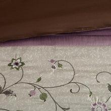 Load image into Gallery viewer, Madison Park Serene Embroidered 7 Piece Comforter Set -Queen MP10-3446 By Olliix