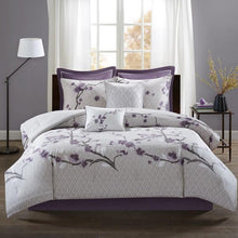 Load image into Gallery viewer, Madison Park Holly 8 Piece Cotton Comforter Set -King MP10-4167 By Olliix