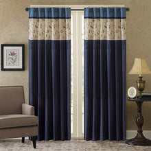 Load image into Gallery viewer, Madison Park Serene Embroidered Window Panel -50X84" MP40-4209 By Olliix