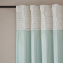 Load image into Gallery viewer, Madison Park Polyoni Pintuck Window Curtain -84" Panel MP40-4374 By Olliix
