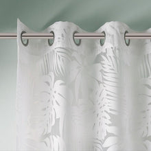 Load image into Gallery viewer, Madison Park Leilani Palm Leaf Burnout Window Sheer -50X63" MP40-4379 By Olliix