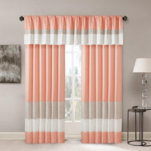 Load image into Gallery viewer, Madison Park Amherst Polyoni Pintuck Valance -50X18" MP41-4376 By Olliix