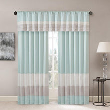 Load image into Gallery viewer, Madison Park Amherst Polyoni Pintuck Valance -50X18" MP41-4378 By Olliix