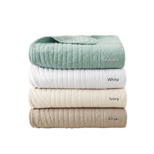 Load image into Gallery viewer, Oversized Quilted Throw With Scalloped Edges -60X72" MP50-1215 By Olliix