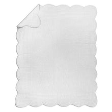 Load image into Gallery viewer, Oversized Quilted Throw With Scalloped Edges -60X72" MP50-1216 By Olliix