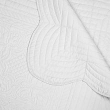 Load image into Gallery viewer, Oversized Quilted Throw With Scalloped Edges -60X72" MP50-1216 By Olliix