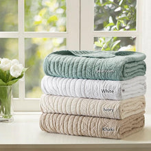 Load image into Gallery viewer, Oversized Quilted Throw With Scalloped Edges -60X72" MP50-1216 By Olliix