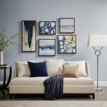 Load image into Gallery viewer, Madison Park Blue Bliss Gallery Art 5 Piece Set MP95C-0103A By Olliix