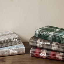Load image into Gallery viewer, Woolrich Flannel Cotton Sheet Set -King WR20-1788 By Olliix