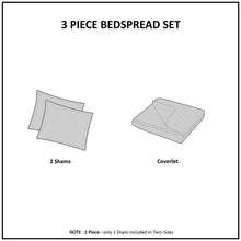 Load image into Gallery viewer, 510 Design Oakley 3 Piece Reversible Bedspread Set - Full/Queen 5DS13-0166