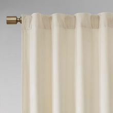 Load image into Gallery viewer, 510 Design Colt Room Darkening Poly Velvet Rod Pocket/Back Tab Window Panel Pair - 84" Panel 5DS40-0152