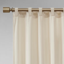 Load image into Gallery viewer, 510 Design Colt Room Darkening Poly Velvet Rod Pocket/Back Tab Window Panel Pair - 84" Panel 5DS40-0152