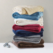 Load image into Gallery viewer, Beautyrest Heated Microlight To Berber Blanket - Twin BR54-0377 By Olliix