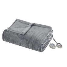 Load image into Gallery viewer, Beautyrest Heated Plush Blanket - Full BR54-0514 By Olliix