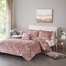 Load image into Gallery viewer, Intelligent Design Felicia Velvet Duvet Cover Set - Full/Queen ID12-1783