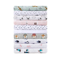 Load image into Gallery viewer, Intelligent Design Cozy Soft Cotton Novelty Print Flannel Sheet Set - Queen ID20-1551