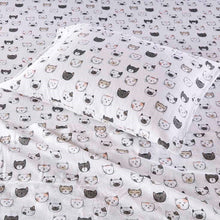 Load image into Gallery viewer, Intelligent Design Cozy Soft Cotton Novelty Print Flannel Sheet Set - Queen ID20-1555