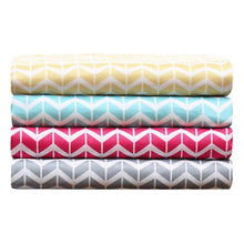 Load image into Gallery viewer, Intelligent Design Chevron Printed Microfiber Sheet Set -Twin ID20-290 By Olliix