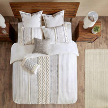 Load image into Gallery viewer, Ink Ivy Imani Cotton Duvet Cover Mini Set -Full/Queen II12-996 By Olliix