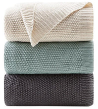 Load image into Gallery viewer, Ink Ivy Bree Knit Knit Blanket -Full/Queen II51-725 By Olliix