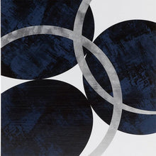 Load image into Gallery viewer, Ink Ivy Gel Coated And Silver Foil Canvas II95C-0142 By Olliix
