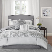 Load image into Gallery viewer, Madison Park Bennett 7 Piece Comforter Set -Queen MP10-2418 By Olliix