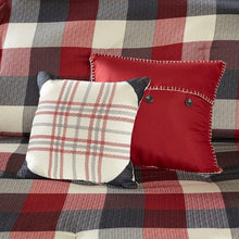 Load image into Gallery viewer, Madison Park Ridge 7 Piece Herringbone Comforter Set -King MP10-4670 By Olliix