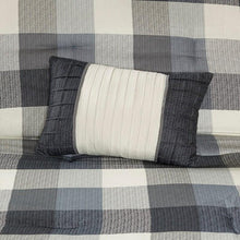 Load image into Gallery viewer, Madison Park Ridge 7 Piece Herringbone Comforter Set -Queen MP10-4676 By Olliix