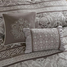 Load image into Gallery viewer, Madison Park Bellagio 7 Piece Jacquard Comforter Set -King MP10-4883 By Olliix
